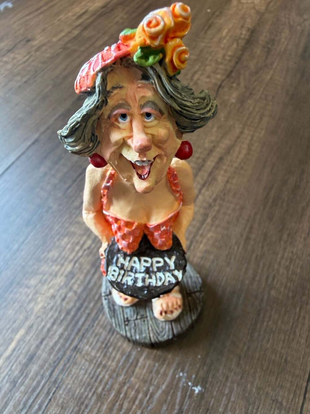 Russ Berrie Doug Harris Happy Birthday Figurine Statue 13189
